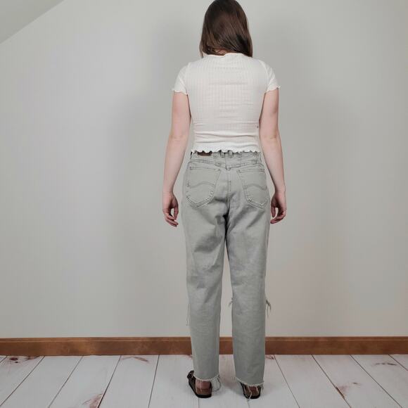 Urban Outfitters Project Social T Lace Up Baby Tee Cream XS - Picture 3 of 9